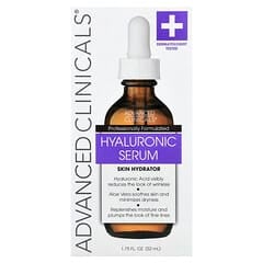 Advanced Clinicals Hyaluronic Acid Deep Hydration Face Serum for Youthful, Plump Skin