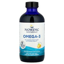 Load image into Gallery viewer, Nordic Naturals Omega-3 Liquid Fish Oil: 1560mg EPA/DHA, Lemon Flavor, 8oz