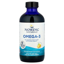 Load image into Gallery viewer, Nordic Naturals Omega-3 Liquid Fish Oil: 1560mg EPA/DHA, Lemon Flavor, 8oz