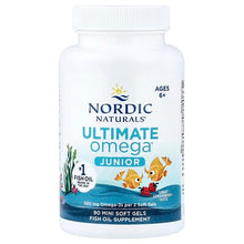 Load image into Gallery viewer, Nordic Naturals Ultimate Omega Junior Strawberry Mini Soft Gels for Ages 6+
