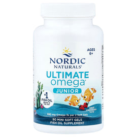 Nordic Naturals Ultimate Omega Junior Strawberry Mini Soft Gels for Ages 6+