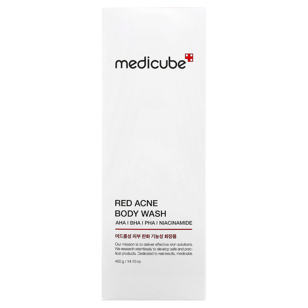 Medicube Red Acne Body Wash with AHA BHA PHA Niacinamide Skincare Treatment