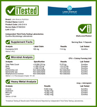 Load image into Gallery viewer, California Gold Nutrition CoQ10 Ubiquinone 100mg, 120 Veggie Capsules for Heart Health