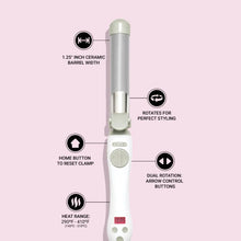 Load image into Gallery viewer, Automatic Rotating Hair Curler Wih Free Gift of Hourglass 15no Brush Beach Wave Curling Wand Anti Scald Hair Curler for Women