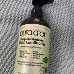 Pura D'or Deep Moisturizing Biotin Conditioner for Healthy Hair Growth, 16 fl oz