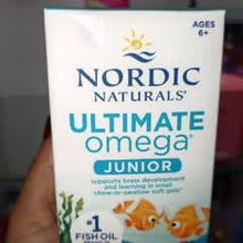 Load image into Gallery viewer, Nordic Naturals Ultimate Omega Junior Strawberry Mini Soft Gels for Ages 6+