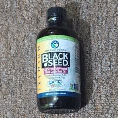 Amazing Herbs 100% Pure Cold-Pressed Black Cumin Seed Oil for Immune Health 4 fl oz