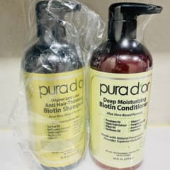 Pura D'or Deep Moisturizing Biotin Conditioner for Healthy Hair Growth, 16 fl oz
