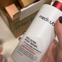 Load image into Gallery viewer, Medicube Red Acne Body Wash with AHA BHA PHA Niacinamide Skincare Treatment