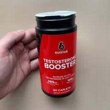 Load image into Gallery viewer, SIXSTAR Testosterone Booster: 7-Day Results, Rhodiola and Boron, 60 Caplets