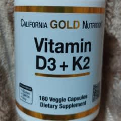 Premium Vitamin D3 + K2 MK-7 Veggie Capsules for Bone & Heart Health