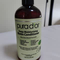 Pura D'or Deep Moisturizing Biotin Conditioner for Healthy Hair Growth, 16 fl oz