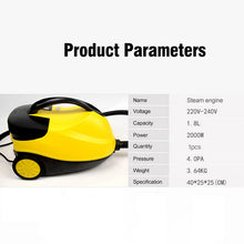 Load image into Gallery viewer, High Steam Cleaner Kill Mites Disinfector Home Kitchen 2000W Electric Steam Cleaner for Stain Removal, formaldehyde, Floor, car