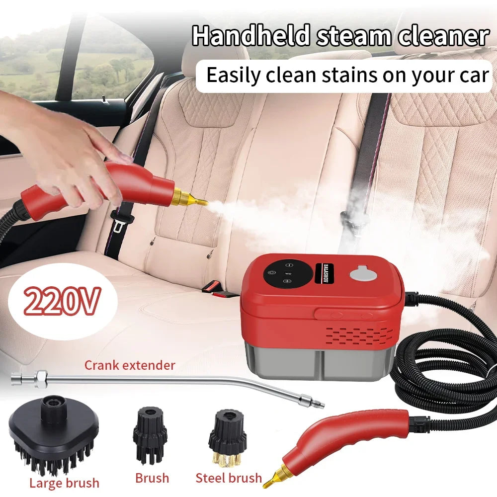 High-Pressure Electric Steam Cleaner – Handheld High-Temperature Sterilizing Steamer for Home & Kitchen