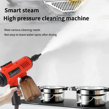 Load image into Gallery viewer, Handheld High-Pressure Steam Cleaner – 1200W High-Temp Sterilizing Washer Gun for Home &amp; Kitchen