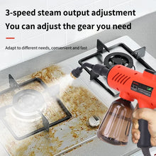 Load image into Gallery viewer, Handheld High-Pressure Steam Cleaner – 1200W High-Temp Sterilizing Washer Gun for Home &amp; Kitchen